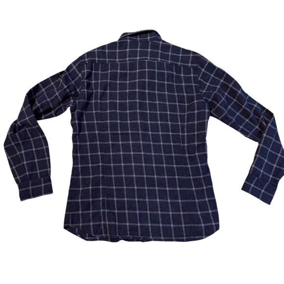 Corridor Blue Flannel Shirt Size Medium - Picture 2 of 4